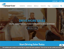 Tablet Screenshot of netsertive.com